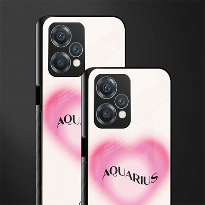 aquarius minimalistic back phone cover | glass case for oneplus nord ce 2 lite 5g