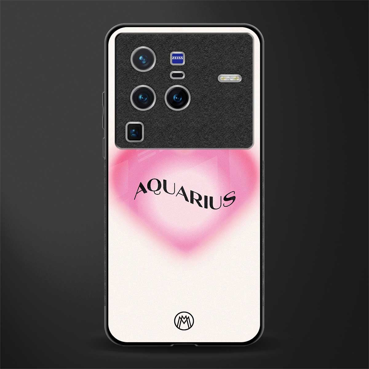 aquarius minimalistic glass case for vivo x80 pro 5g image