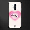 aquarius minimalistic glass case for oneplus 8 pro image