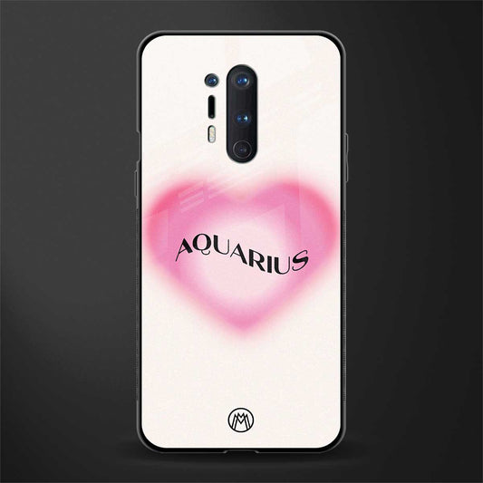 aquarius minimalistic glass case for oneplus 8 pro image