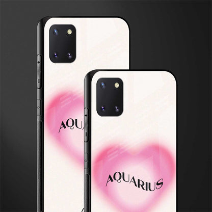 aquarius minimalistic glass case for samsung a81 image-2