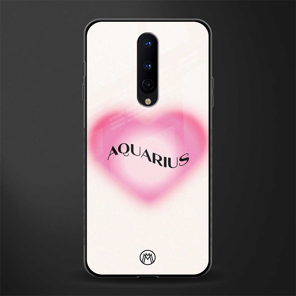 aquarius minimalistic glass case for oneplus 8 image