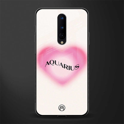 aquarius minimalistic glass case for oneplus 8 image