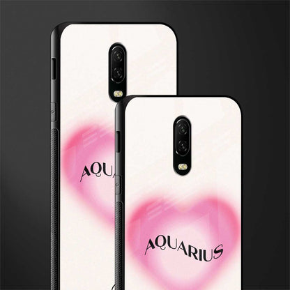 aquarius minimalistic glass case for oneplus 6t image-2