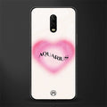 aquarius minimalistic glass case for oneplus 6t image