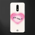 aquarius minimalistic glass case for oneplus 6 image