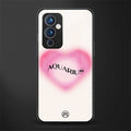 aquarius minimalistic back phone cover | glass case for oneplus 9