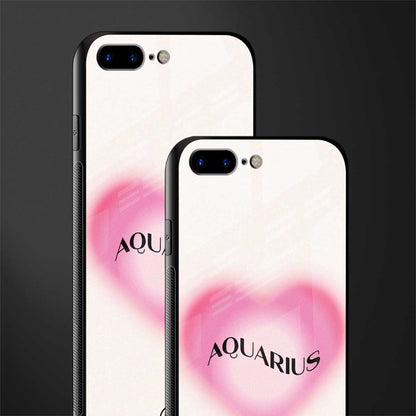 aquarius minimalistic glass case for iphone 8 plus image-2