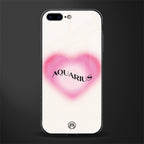 aquarius minimalistic glass case for iphone 7 plus image