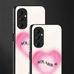 aquarius minimalistic back phone cover | glass case for samsung galaxy a14 5g
