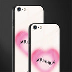 aquarius minimalistic glass case for iphone 6s plus image-2