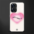 aquarius minimalistic back phone cover | glass case for realme c55