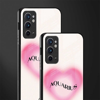 aquarius minimalistic glass case for oneplus 9rt image-2