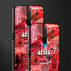 aries aesthetic collage glass case for poco x2 image-2
