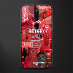 aries aesthetic collage glass case for oppo f11 pro image
