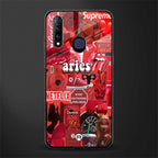 aries aesthetic collage glass case for vivo z1 pro image