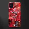 aries aesthetic collage glass case for samsung galaxy a31 image