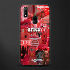 aries aesthetic collage glass case for realme 3 pro image