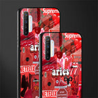 aries aesthetic collage glass case for realme x2 image-2