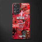 aries aesthetic collage glass case for xiaomi 11i 5g image