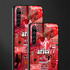 aries aesthetic collage glass case for realme x50 pro image-2