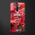 aries aesthetic collage glass case for realme x2 pro image