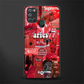 aries aesthetic collage glass case for realme 7i image
