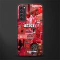 aries aesthetic collage glass case for oppo reno 4 pro image