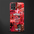 aries aesthetic collage glass case for vivo y21 image