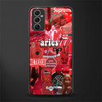 aries aesthetic collage glass case for samsung galaxy m52 5g image