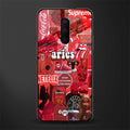 aries aesthetic collage glass case for oneplus 7 pro image