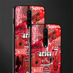 aries aesthetic collage glass case for oneplus 8 image-2