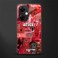aries aesthetic collage back phone cover | glass case for oneplus nord ce 3 lite