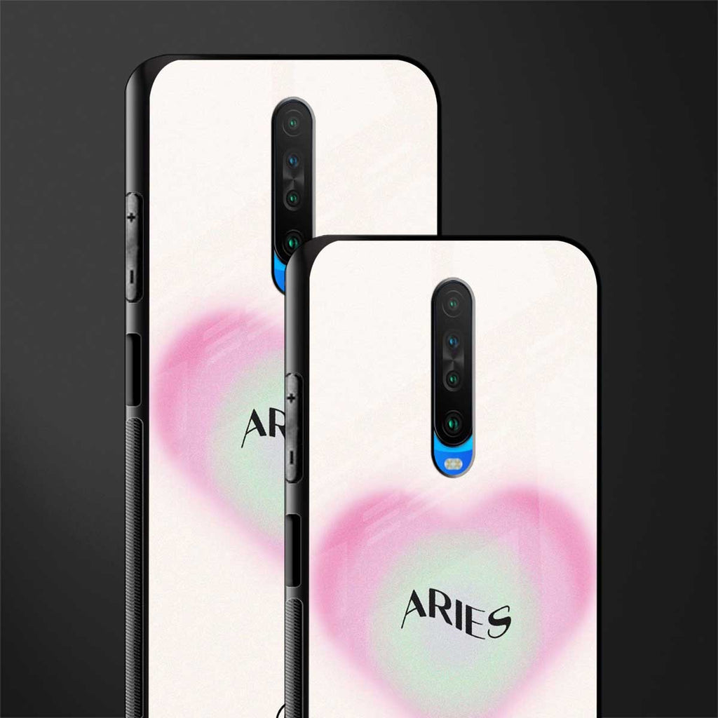aries minimalistic glass case for poco x2 image-2