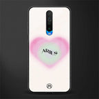 aries minimalistic glass case for poco x2 image