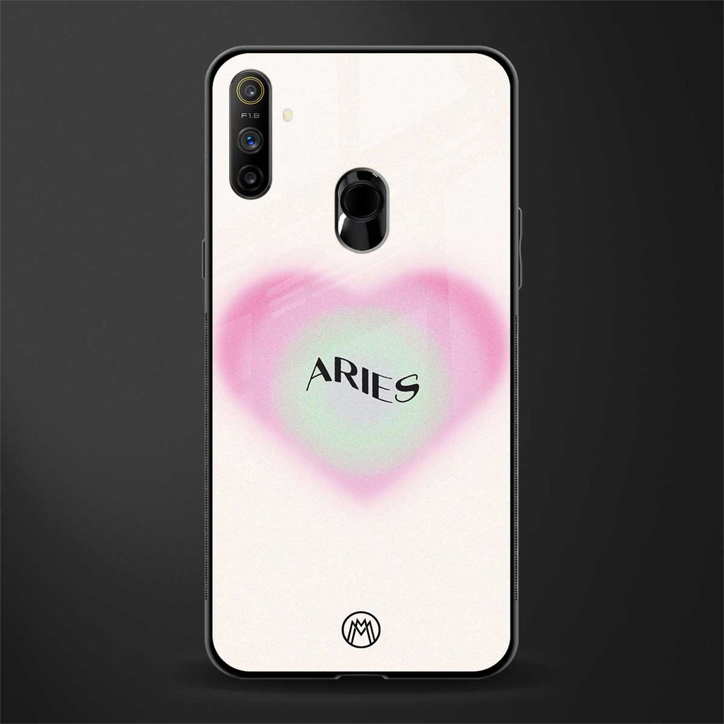 aries minimalistic glass case for realme narzo 10a image