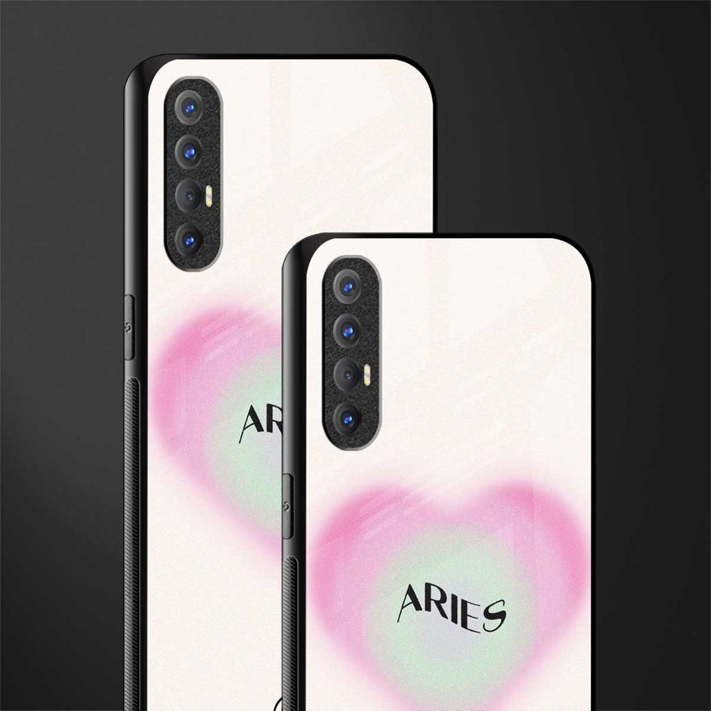 aries minimalistic glass case for oppo reno 3 pro image-2