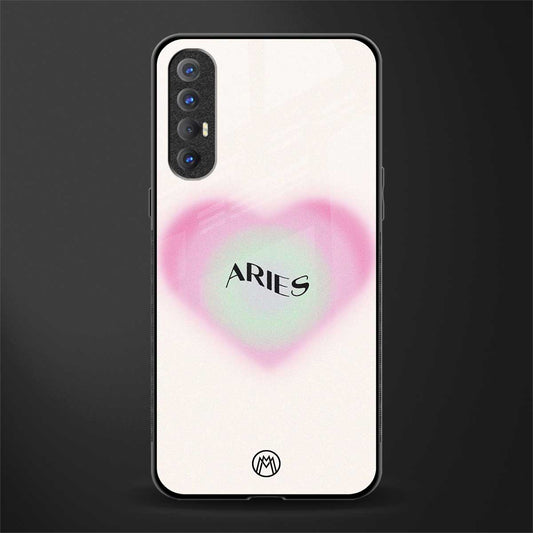 aries minimalistic glass case for oppo reno 3 pro image