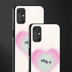 aries minimalistic glass case for samsung galaxy m51 image-2