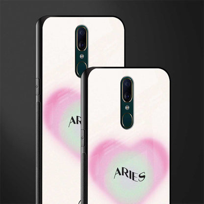 aries minimalistic glass case for oppo a9 image-2