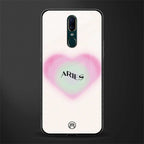 aries minimalistic glass case for oppo f11 image