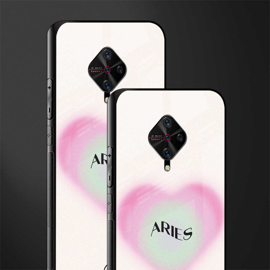 aries minimalistic glass case for vivo s1 pro image-2