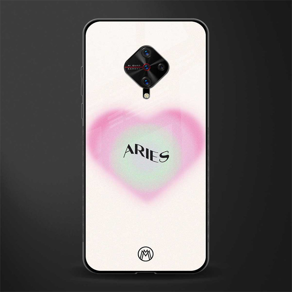 aries minimalistic glass case for vivo s1 pro image