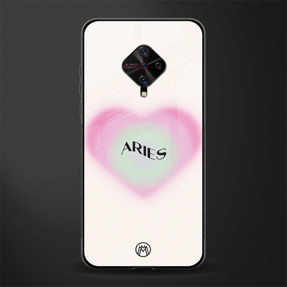 aries minimalistic glass case for vivo s1 pro image