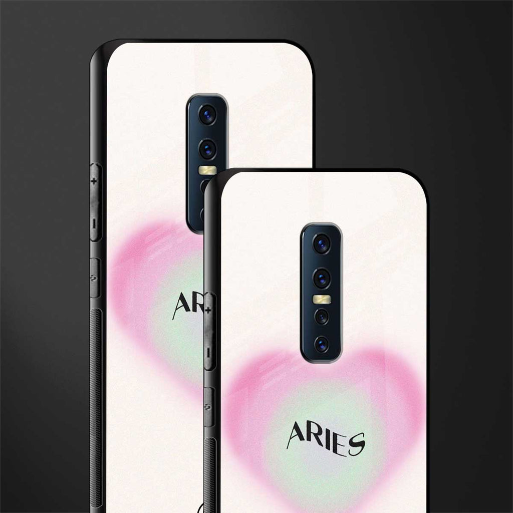 aries minimalistic glass case for vivo v17 pro image-2