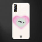 aries minimalistic glass case for vivo s1 image