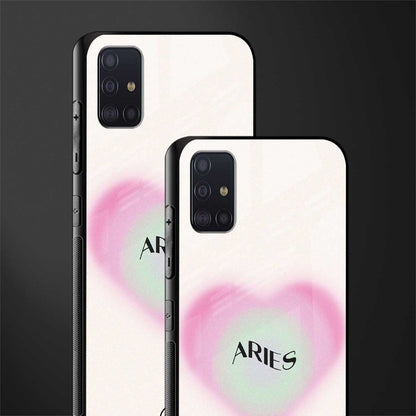 aries minimalistic glass case for samsung galaxy a71 image-2