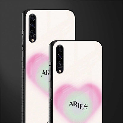 aries minimalistic glass case for samsung galaxy a50s image-2