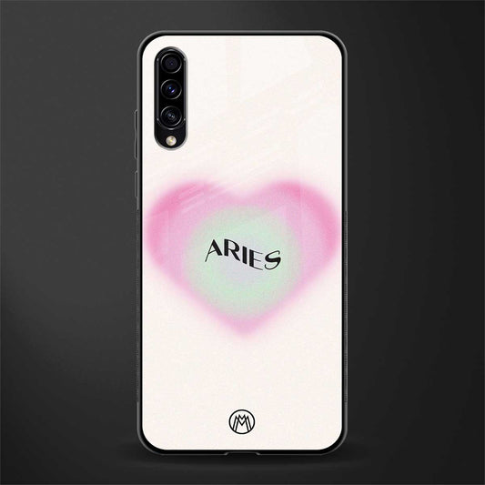 aries minimalistic glass case for samsung galaxy a30s image