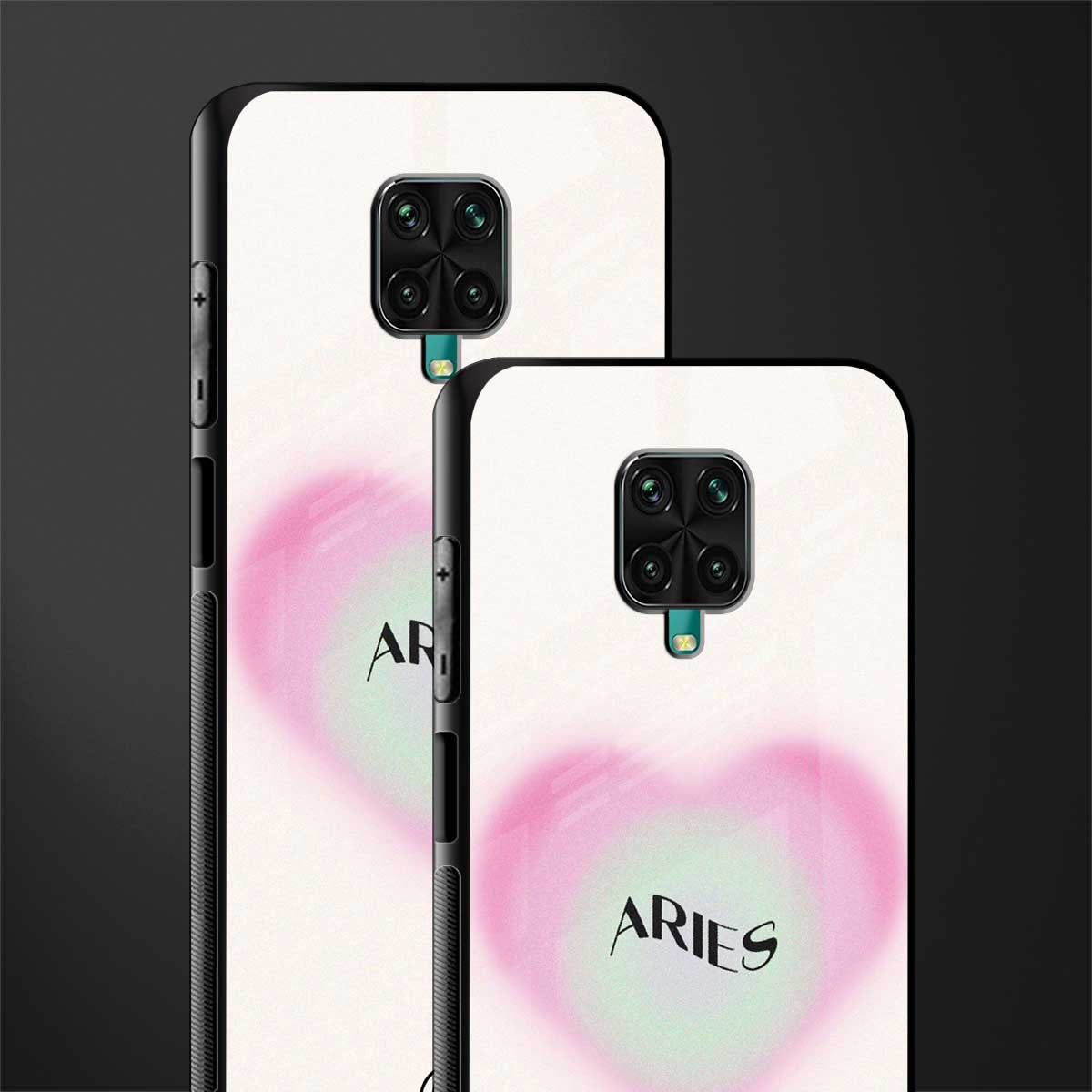 aries minimalistic glass case for poco m2 pro image-2